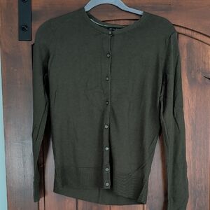 Banana Republic Women's Olive Cardigan Sweater
